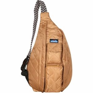 KAVU Rope Puff Sling Pack Taupe - NWOT